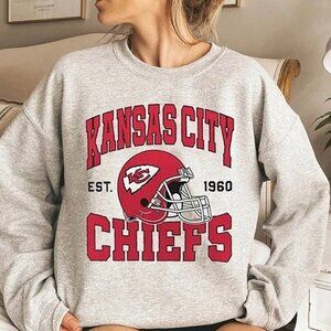 Kansas City Chiefs Retro Crewneck Sweatshirt Cozy Team Fan Game Day Gift 51